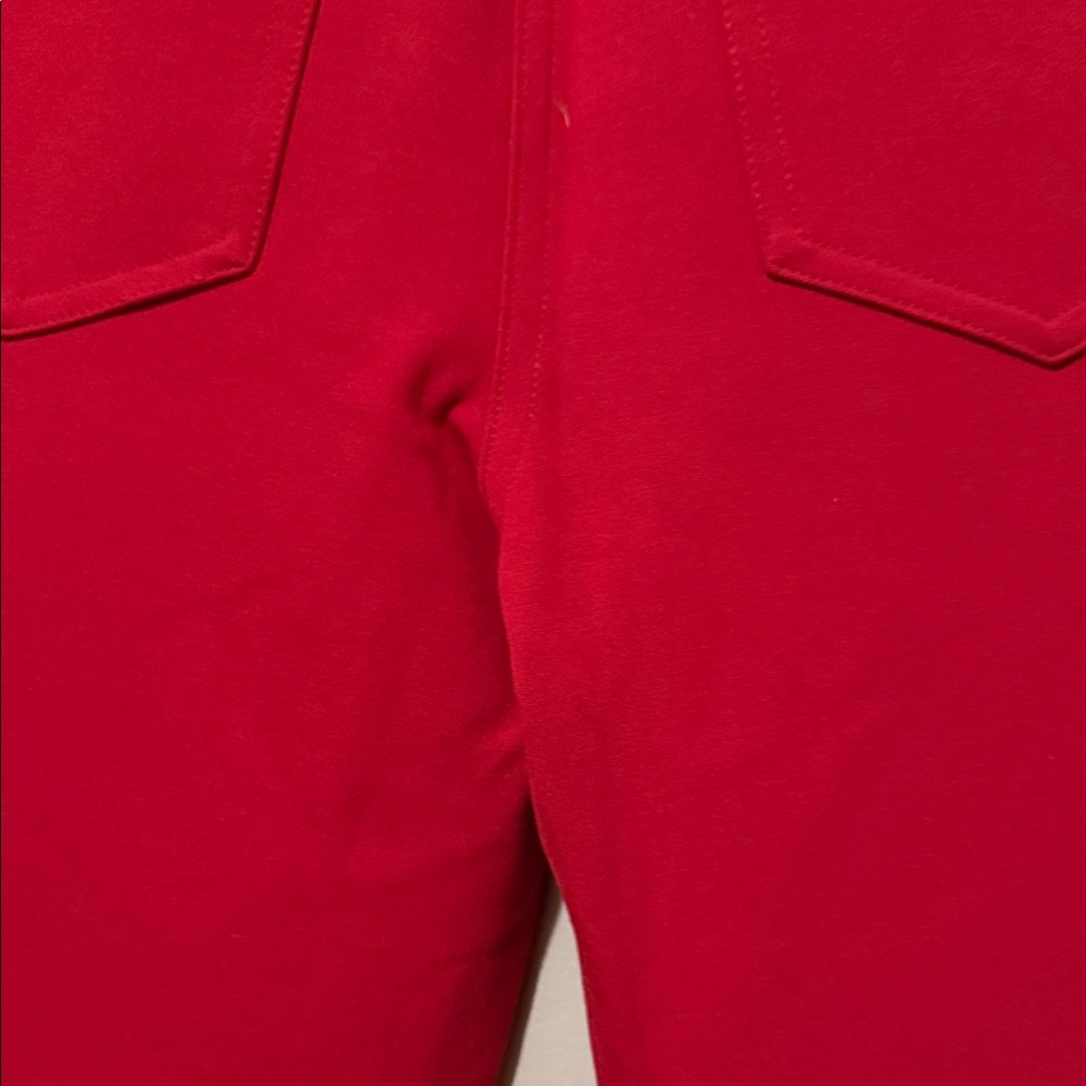 Chico's So Slimming Vibrant Red Ankle Pants 00 Regular - Picture 9 of 10
